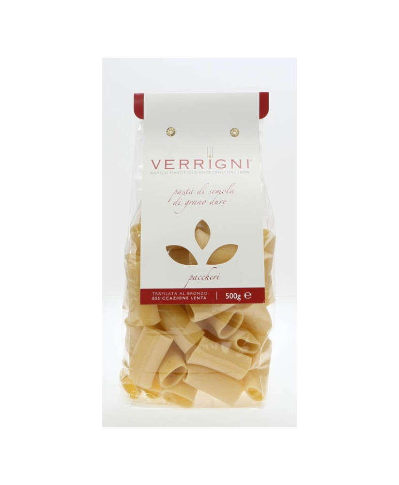Online sales Verrigni Italian Homemade pasta, Ancient Pasta Rosetano since 1898. Shop online and price of durum wheat semolina p