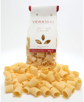 Sale online Homemade pasta Italian Verrigni, Means Paccheri, Antico Pastificio Rosetano since 1898. Shop on line and the price o