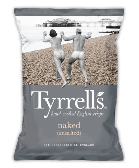 Vendita online Patatine Tyrrells, Patatine Classiche 150g. Shop online patatine Inglesi Tyrrells