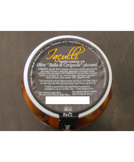 Iaculli Vincenzo Cerignola - italian spicy olives in oil - online sale olives cerignola best price online oil products