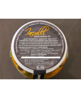 Iaculli - Antipasto misto ricco - 550g