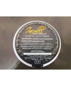 Iaculli Vincenzo Cerignola - pate' green olives - online sale product in oil best price online oil products