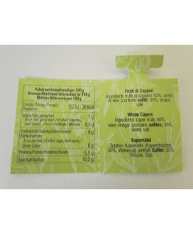 Vendita online Frutti di Cappero sott'aceto -  Olive Nostre. Shop on line Capperi con gambo sott'aceto Ligure. Sott'oli e sotto