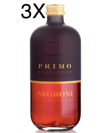 (3 BOTTIGLIE) Negroni - Primo Aperitivo - Astucciato - 50cl