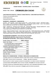 Babbi - Crema di Cacao - 300g