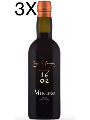 (3 BOTTLES) Pojer & Sandri - Merlino 21/08 - Rosso Fortificato delle Dolomiti - Vino Liquoroso - 50cl