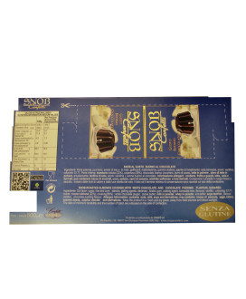 Online sales confetti Italian Crispo stuffed with chocolate pudding. Buy Snob Almond and chocolate pudding. Shop online Confetti