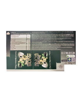 Vendita online confetti Crispo Snob gusto liquirizia e menta. Shop on line Confetti Crispo ripieni con caramella alla menta gomm