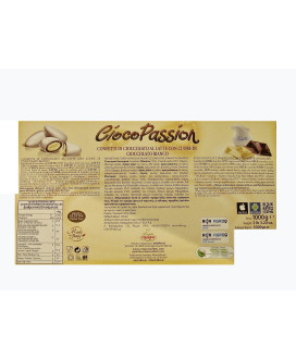 Vendita online confetti ripieni Ciocopassion colorati Crispo scatola da 1000g. Shop on-line confetti Cioco Passio