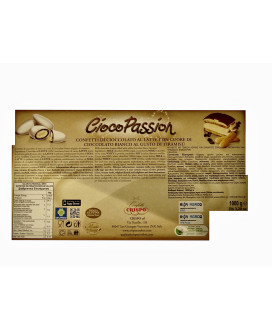 Online sales Italian confetti filled Ciocopassion Crispo price per box 1000g. Shop online confetti made in Italy Choco Passion o