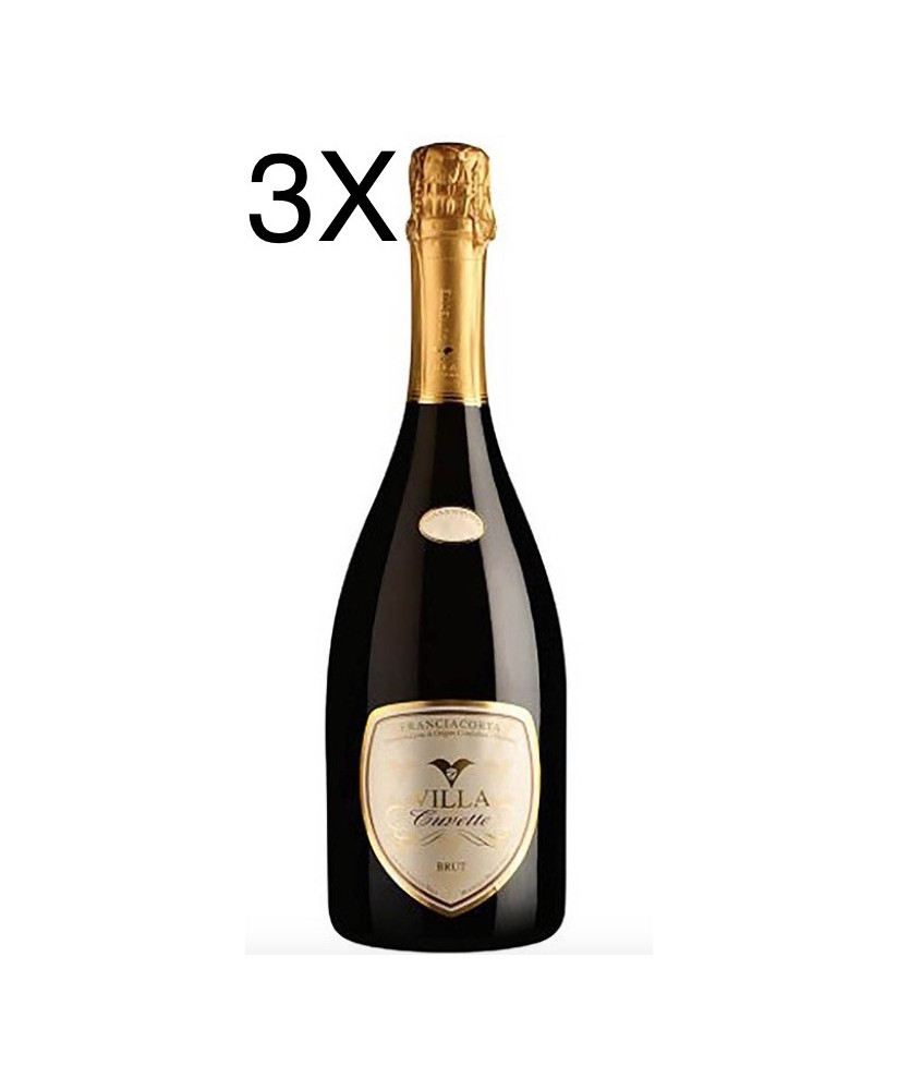 Vendita online Franciacorta Villa Cuvette Millesimato 2007. Uvaggio: Chardonnay, Pinot Nero. Miglior prezzo franciacorta Villa