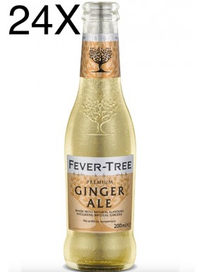 24 BOTTIGLIE - Fever Tree - Ginger Ale - 20cl