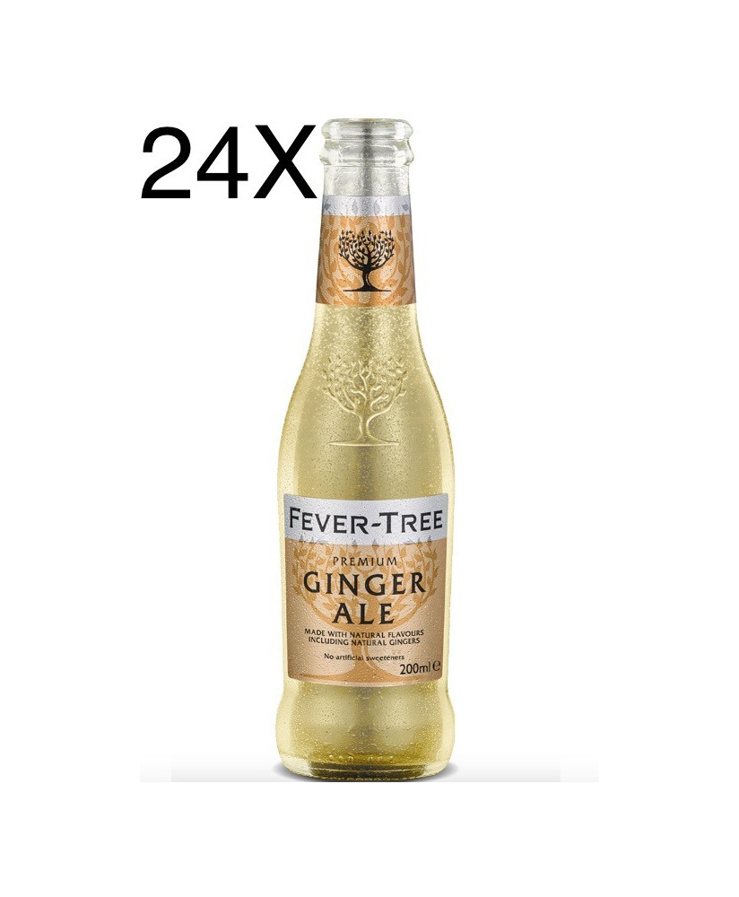 24 BOTTIGLIE - Fever Tree - Ginger Ale - 20cl