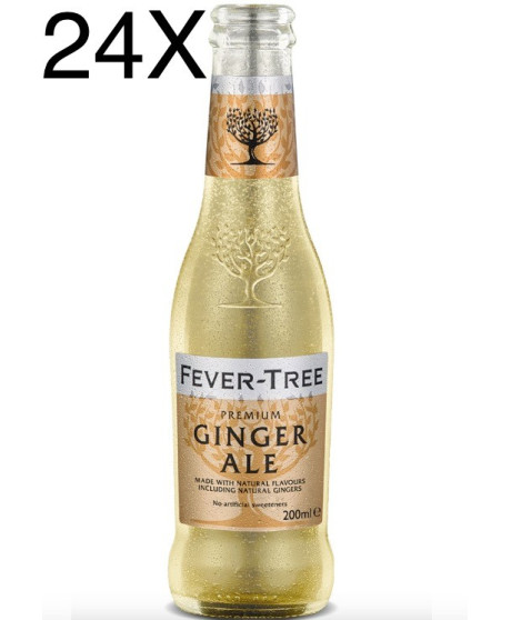 24 BOTTLES - Fever Tree - Ginger Ale - 20cl