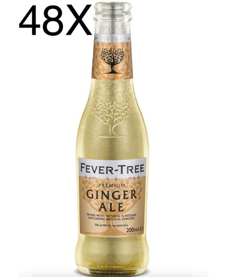 48 BOTTIGLIE - Fever Tree - Ginger Ale - 20cl