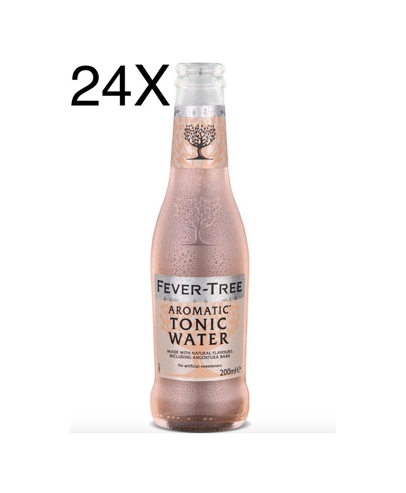 24 BOTTLES - Fever-Tree - Refreshingly Light - Naturally Light Tonic Water - 20cl