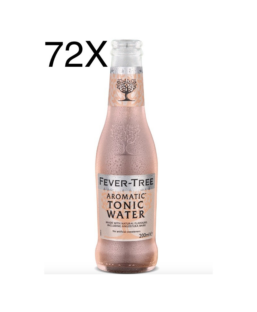 48 BOTTIGLIE - Fever Tree - Aromatic Tonic Water - Acqua Tonica - 20cl