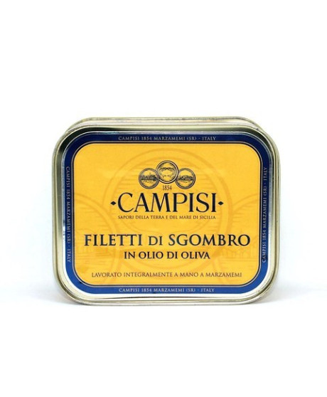 Campisi - Filetti di Sgombro in olio di Oliva - 340g