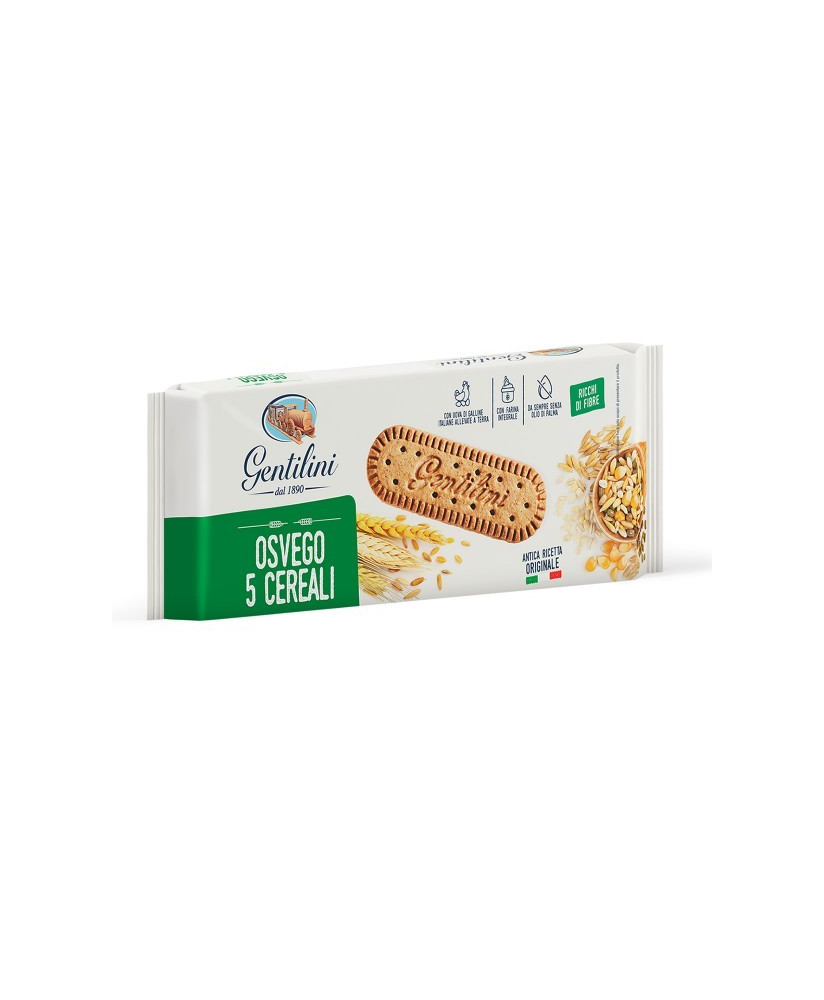 Vendita biscotti Gentilini, Osvego al malto e miele, Osvego con farina integrale e 5 cereali e Novellini con latte e miele.  Sho