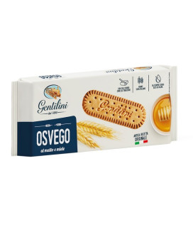 Vendita biscotti Gentilini, Osvego al malto e miele, Osvego con farina integrale e 5 cereali e Novellini con latte e miele.  Sho