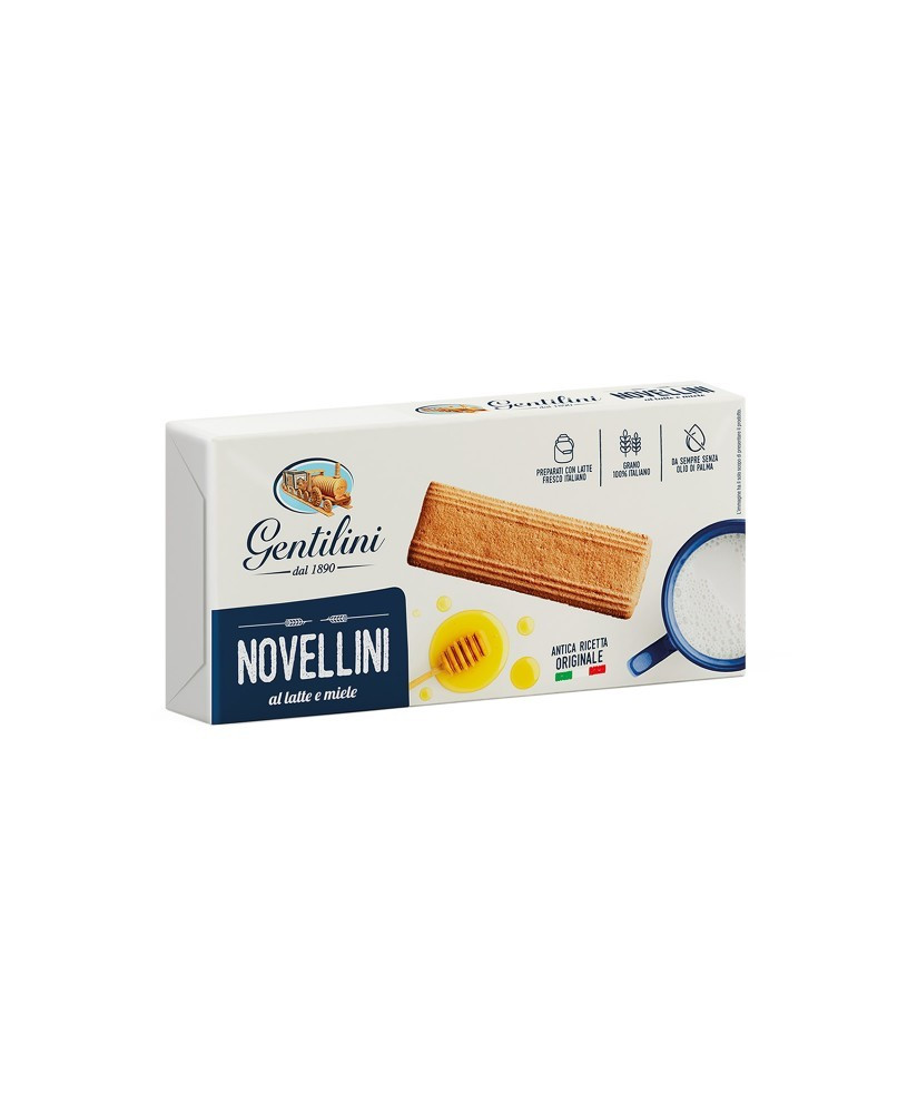 Vendita biscotti Gentilini, Osvego al malto e miele, Osvego con farina integrale e 5 cereali e Novellini con latte e miele.  Sho