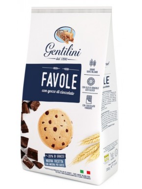 Gentilini - Cookies with Chocolate Drops - 330g