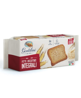 Vendita Fette Biscottate Gentilini, fette integrali, Osvego con farina integrale e 5 cereali e Novellini con latte e miele.