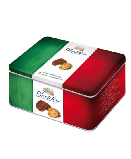 Vendita biscotti Gentilini in scatole regalo di metallo Italia. Edizione Tricolore biscotti assortiti miglior prezzo online Vendita biscotti Gentilini in scatole regalo di metallo Italia. Edizione Tricolore biscotti assortiti miglior prezzo online