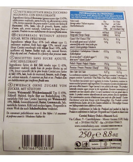 Shop online rusks Corsini sugar free, rusks Corsini without sugar, rusks no sugar Corsini.