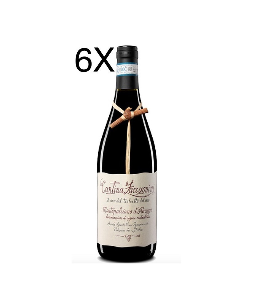 (3 BOTTIGLIE) Zaccagnini - Montepulciano 2018 - Tralcetto - Montepulciano d'Abruzzo DOC - 75cl