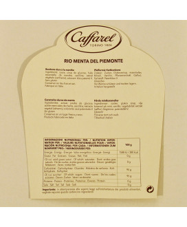 Caffarel, Rio Menta. Vendita online caramelle Caffarel Rio Menta dure. Prezzo €12,00 al kg. Shop on line caramelle Caffarel per 