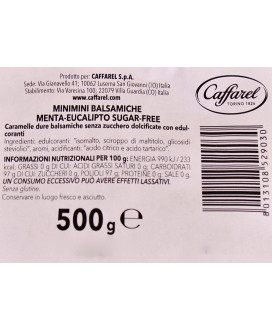 Buy online Italian Candy Caffarel Minimini balsamic eucalyptus mint sugar free. Shop on-line best price italians products. 