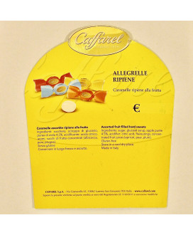 Vendita online caramelle Caffarel Allegrelle ripiene alla frutta a €12,00 al kg.  Shop on line caramelline ripiene Caffarel asso
