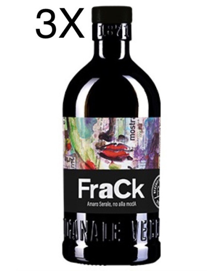 (3 BOTTLES) Vecchio Magazzino Doganale - Frack - Amaro Serale - 50cl