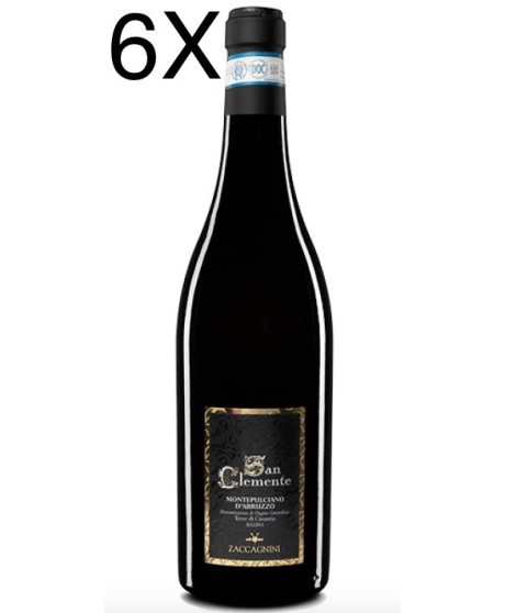 (6 BOTTIGLIE) Zaccagnini - San Clemente 2015 - Riserva - Montepulciano d'Abruzzo DOC - 75cl