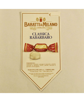 Vendita online caramelle Baratti & Milano al gusto di rabarbaro € 12,00 al kg - Classica, dure e al rabarbaro. Shop on line cara
