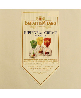 Vendita online caramelle Baratti ripiene alle creme assortite, pistacchio, caffè, cioccolato.... Shop on line caramelle fiordic