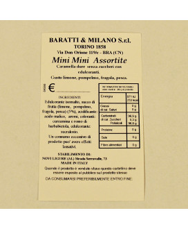 250g - Baratti & Milano - Caramelle Assortite Senza Zucchero