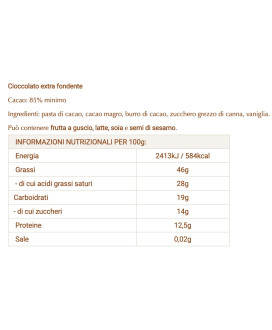 Lindt - Excellence - 85% - 100g