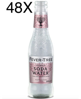 24 BOTTIGLIE - Fever Tree - Premium Soda Water - 20cl