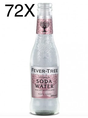48 BOTTIGLIE - Fever Tree - Premium Soda Water - 20cl