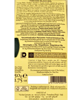 Amedei tavolette di cioccolato Toscano Black 90% - Vendita on-line miglior prezzo tavoletta fondente Amedei Toscana