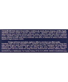 Caramelle Mangini, Bye Frutta. Vendita on line caramelle Mangini di Alessandria. Shop on line caramelle da Bar e da ufficio, rip