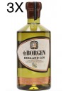 (3 BOTTIGLIE) De Borgen - Gin Holland - New Style Genever - 70cl
