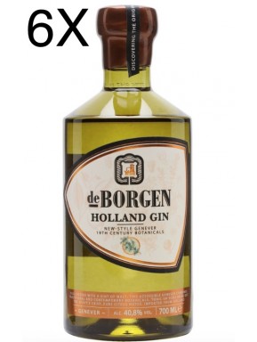 (3 BOTTLES) De Borgen - Gin Holland - New Style Genever - 70cl