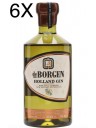 (6 BOTTLES) De Borgen - Gin Holland - New Style Genever - 70cl