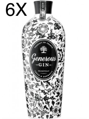 (3 BOTTLES) Generous Gin - Delightfully - Fresh and Aromatic - 70cl