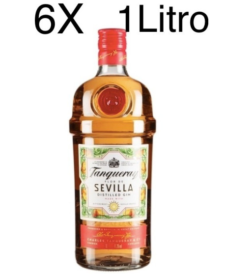 (3 BOTTLES) Tanqueray Gin - Flor de Sevilla - 100cl