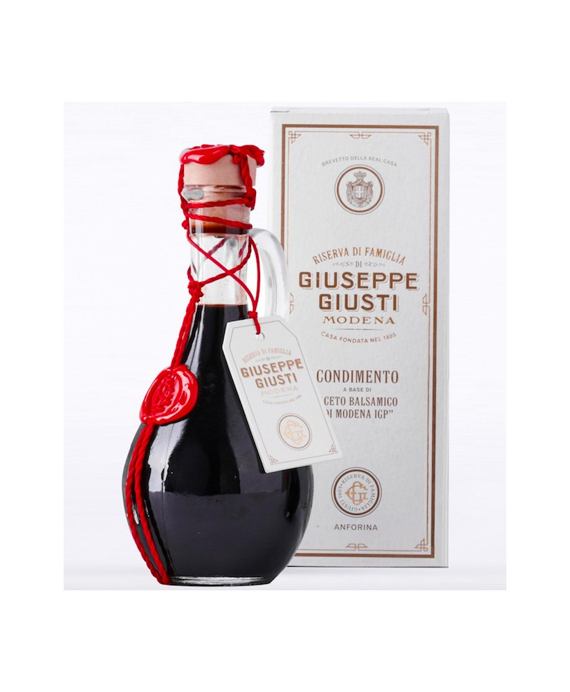 (2 BOTTLES) Giusti -  amphora - condiment based on balsamic vinegar - 10cl