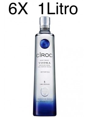 (3 BOTTIGLIE) Ciroc - French Vodka - 100cl - 1 Litro